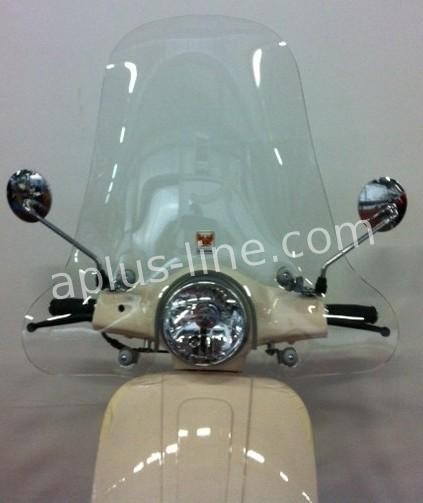 Isotta Windscherm voor de BTC Riva, IVA Lux 50, Vespa Look-a-like -  Windschermen - MegaScooter