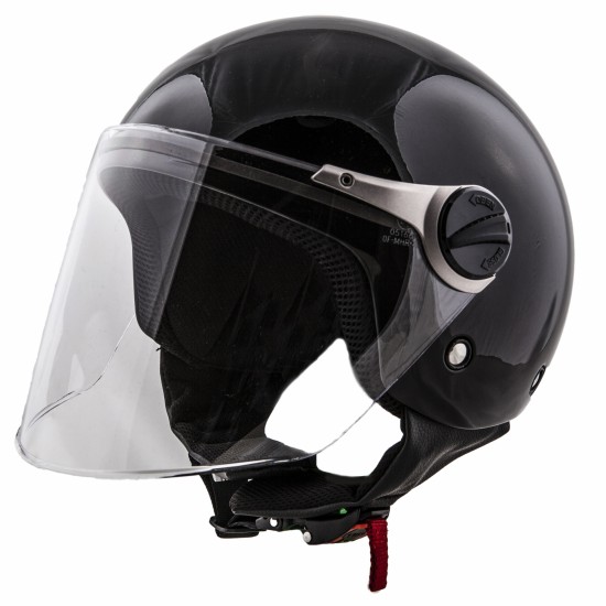 1208 1 zwart glans kinder driekwart 0