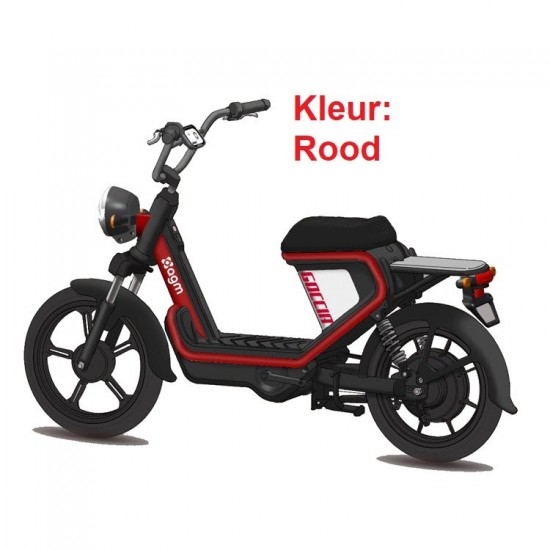 Agm goccia electrische scooter kleur rood