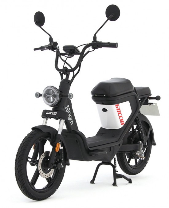 Agm goccia electrische scooter zwart