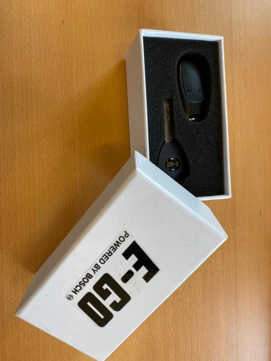 reservesleutel e-go s4 met alarm