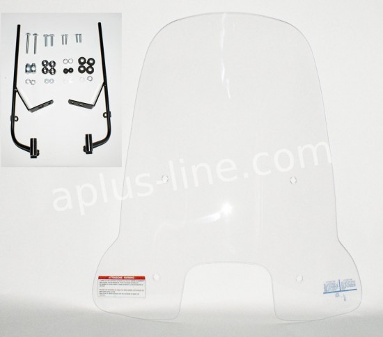 Hoog windscherm riva sport transparant