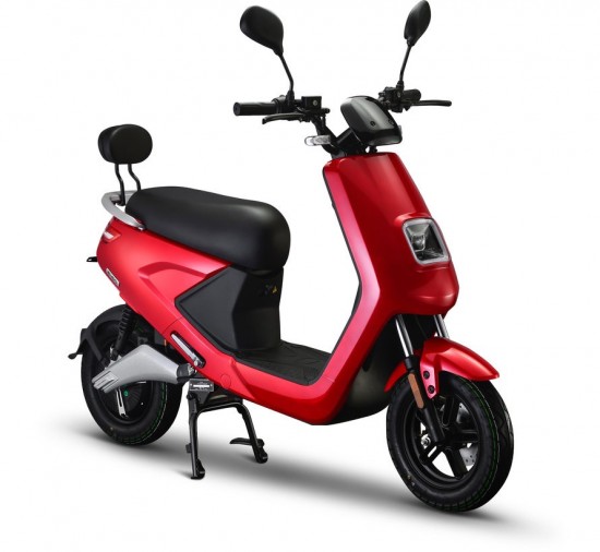 Iva e go s4 rood met optionele rugleuning
