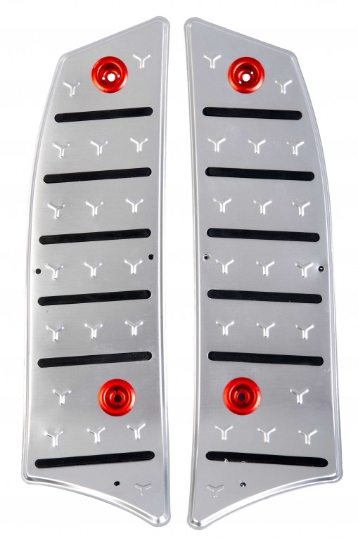 Treeplank Aluminium voor Vespa look-a-like