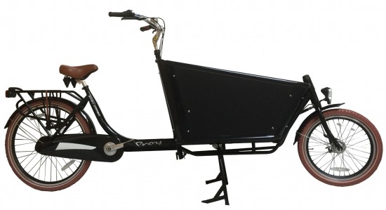 Troy bakfiets zwart