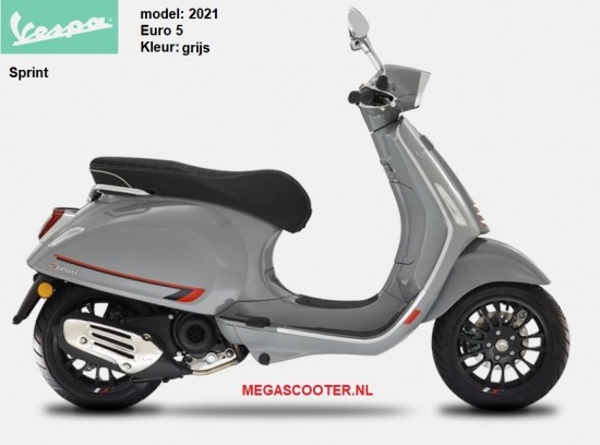 Vespa sprint grijs