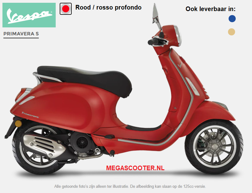 verkouden worden Herziening Frank Vespa Primavera Sport - Vespa Scooters - MegaScooter